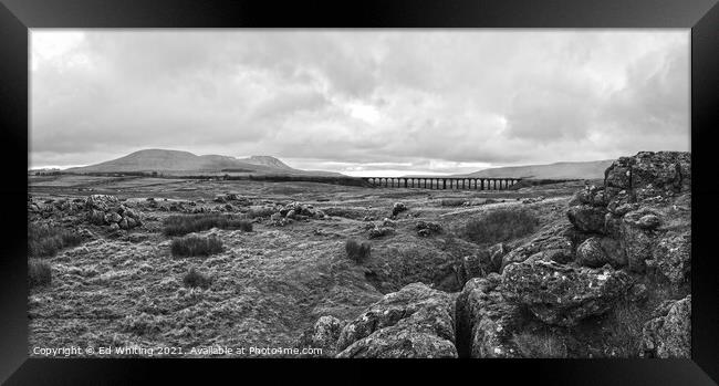 The Ribblehead Viaduct Framed Print by Ed Whiting