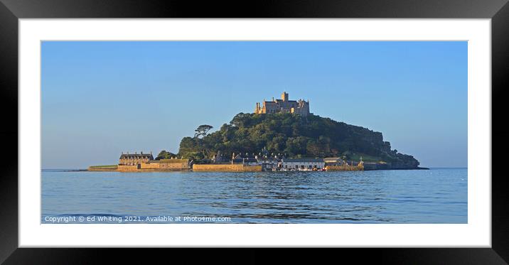 St Michael's Mount Framed Mounted Print by Ed Whiting