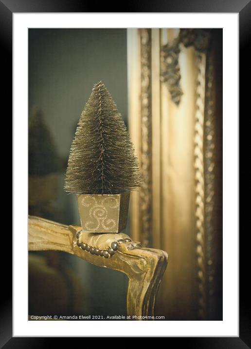 Oh Christmas Tree Framed Mounted Print by Amanda Elwell