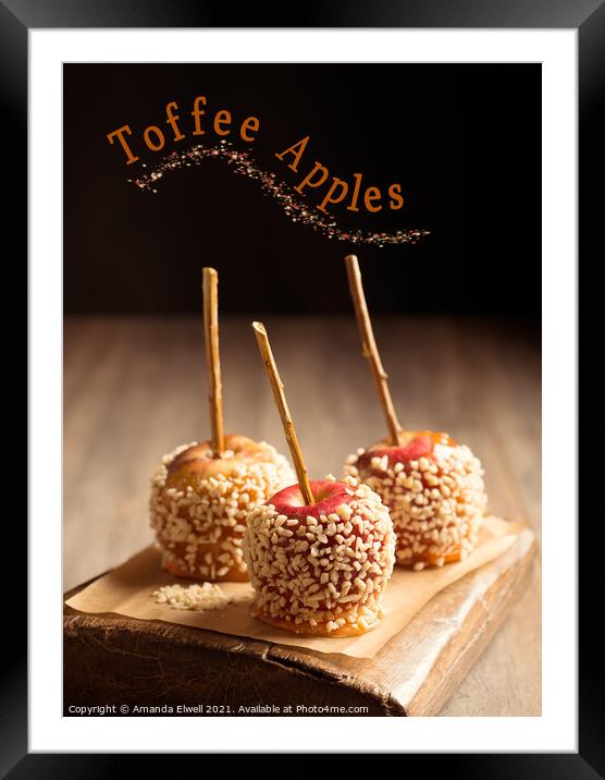 Candy Apples Framed Mounted Print by Amanda Elwell