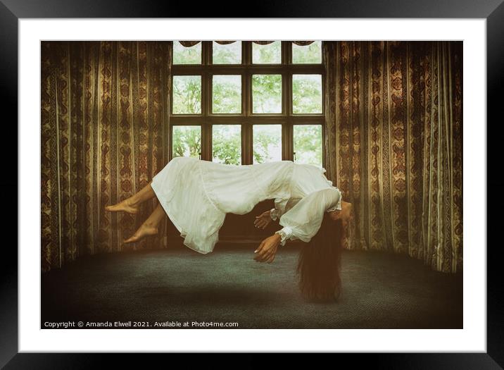 Levitation Framed Mounted Print by Amanda Elwell