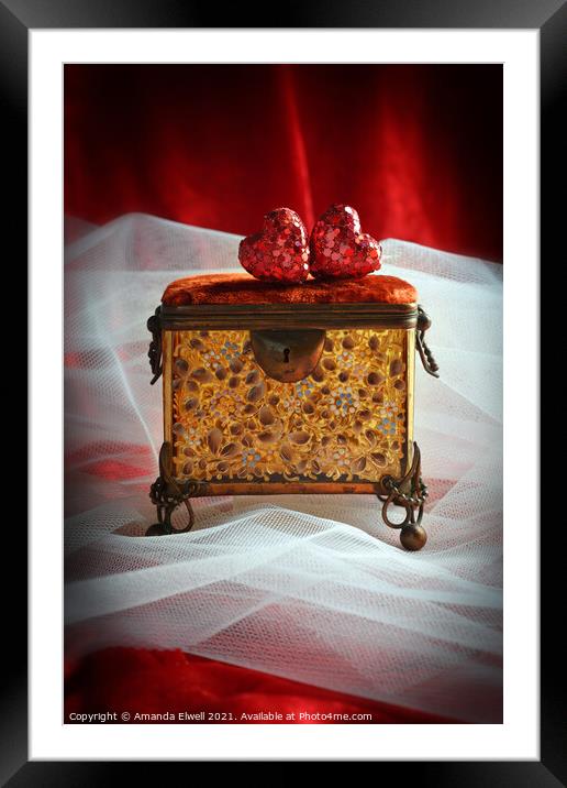 Jewel Casket Framed Mounted Print by Amanda Elwell