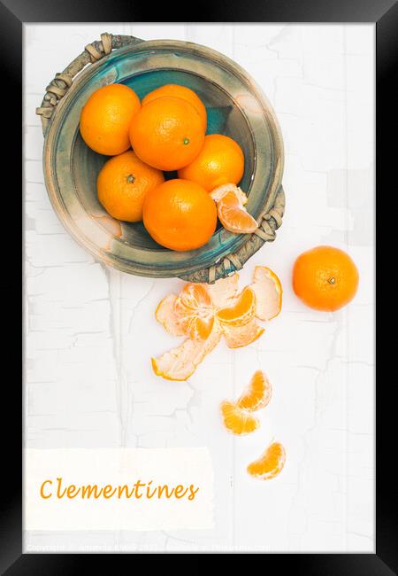 Clementines Framed Print by Amanda Elwell