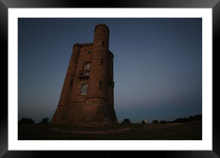 Broadway Tower Framed Mounted Print by Claire Turner