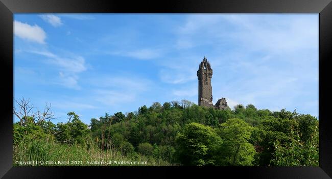 Wallace Monument, Stirling Framed Print by Colin Baird