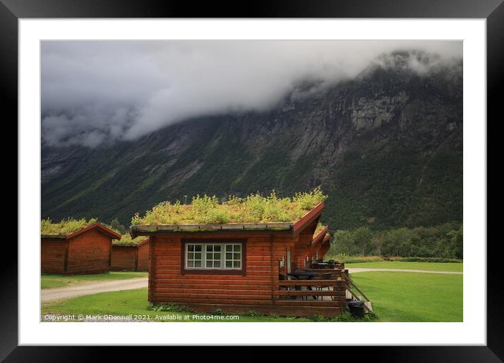Norway Holiday home Framed Mounted Print by Mark ODonnell