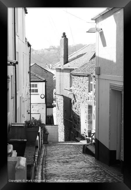 St Ives Street Framed Print by Mark ODonnell