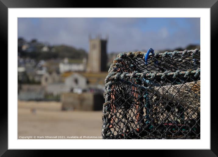 St Ives Harbour 2 Framed Mounted Print by Mark ODonnell
