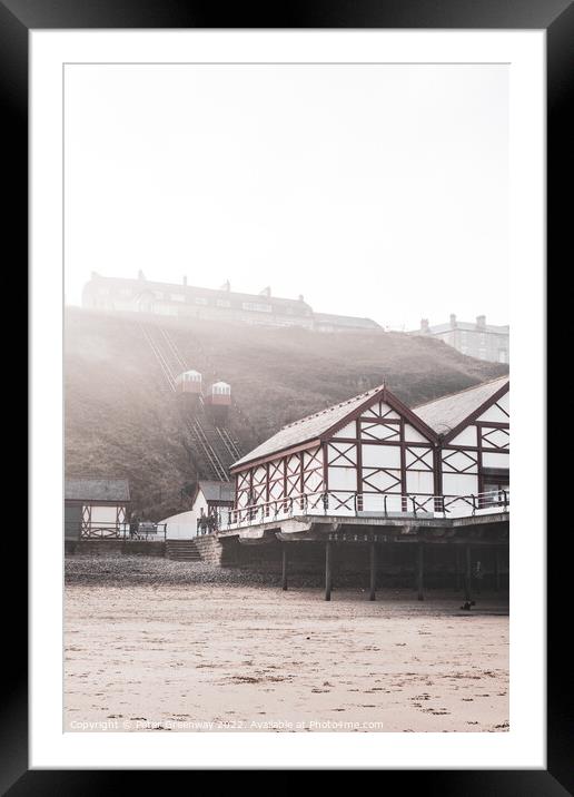 The Pier At Saltburn-by-the-Sea On The North Yorkshire Coast On  Framed Mounted Print by Peter Greenway