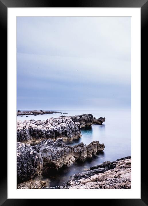 Lokrum Island In The Adriactic Sea Near Dubrovnik, Framed Mounted Print by Peter Greenway