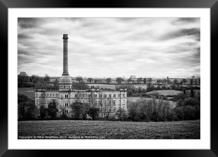 The Historic Bliss Mill In Rural Oxfordshire On A Spring Evening Framed Mounted Print by Peter Greenway
