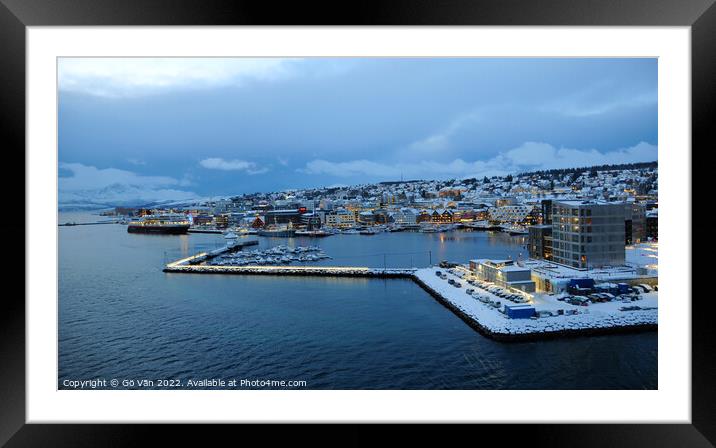 Tromso Framed Mounted Print by Gö Vān