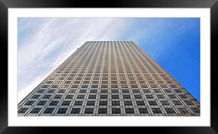 Skyscraper Framed Mounted Print by Gö Vān