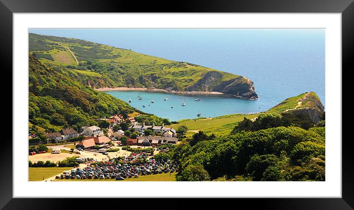 Lulworth Cove Framed Mounted Print by Gö Vān