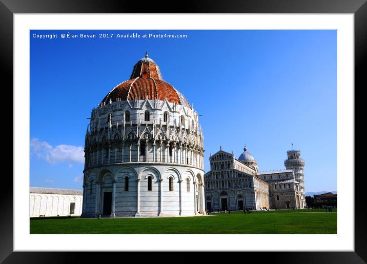 Leaning Tower of Pisa Framed Mounted Print by Gö Vān