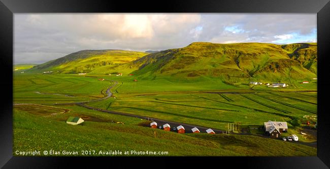 Iceland Framed Print by Gö Vān