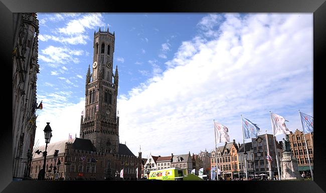 Belfry Tower 2 Framed Print by Gö Vān