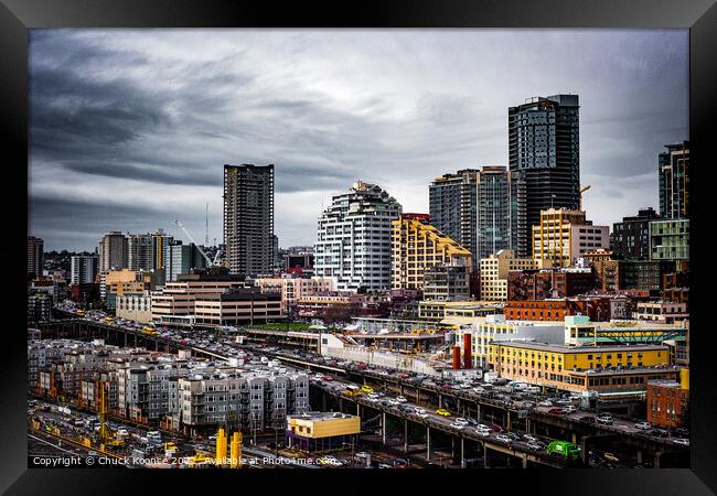 Seattle 2017 Alaskan Way Viaduct Framed Print by Chuck Koonce