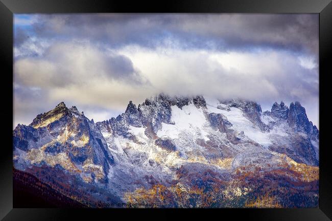 Mt Robertson Washing State USA Framed Print by Chuck Koonce