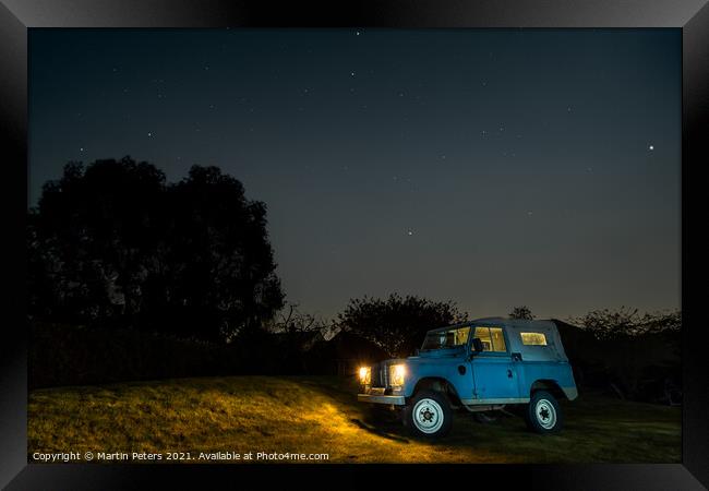 Night Rover Framed Print by Martin Yiannoullou