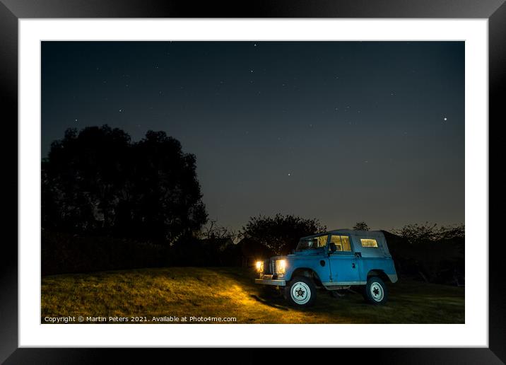 Night Rover Framed Mounted Print by Martin Yiannoullou