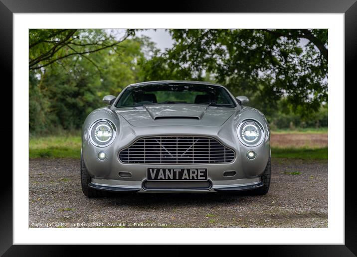 The Fast and Furious Vantare Framed Mounted Print by Martin Yiannoullou