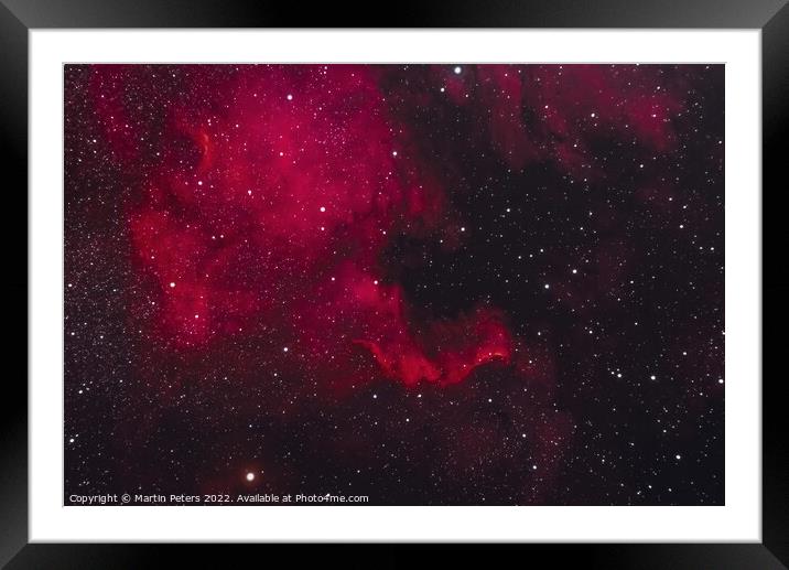 The North America Nebula  Framed Mounted Print by Martin Yiannoullou