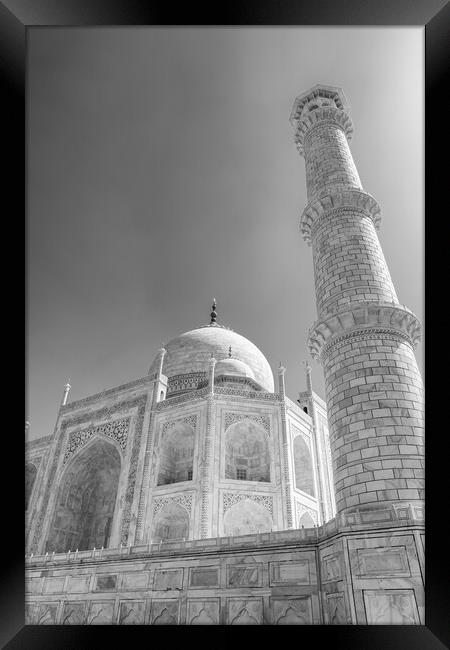 Taj Mahal mausoleum in Agra, Uttar Pradesh, India Framed Print by Mirko Kuzmanovic