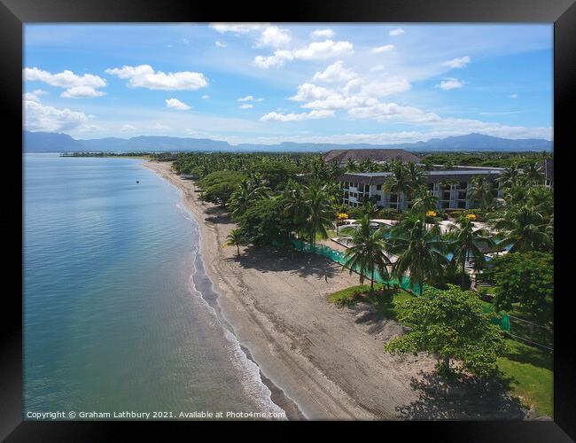 Denarau Beach Fiji Framed Print by Graham Lathbury