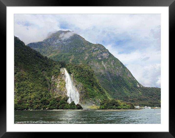 Milford Sound, New Zealand Framed Mounted Print by Graham Lathbury
