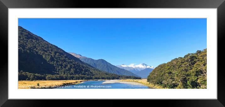 Mount Cook, New Zealand Framed Mounted Print by Graham Lathbury