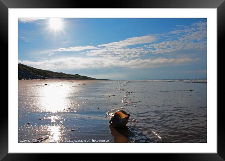 Pendine Sands Framed Mounted Print by Graham Lathbury