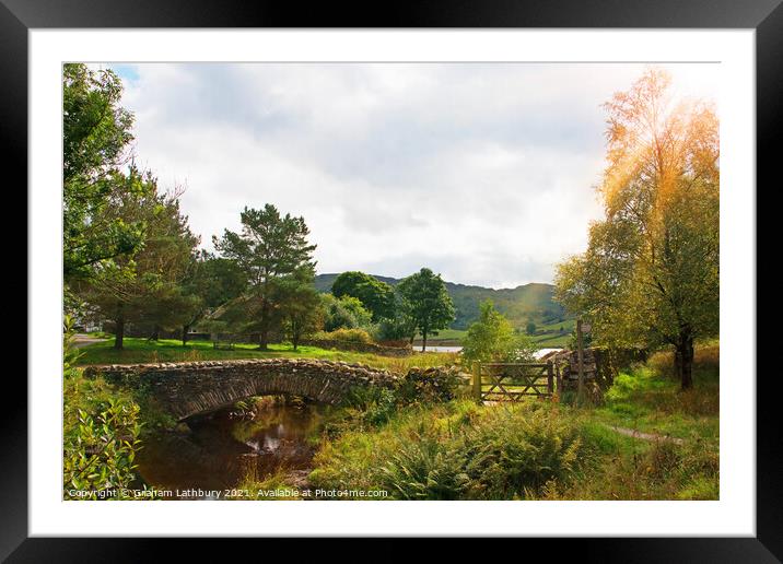 Watendlath, Lake District Framed Mounted Print by Graham Lathbury