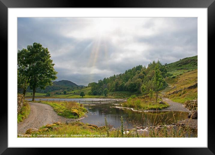 Watendlath Tarn Framed Mounted Print by Graham Lathbury