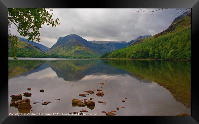 Buttermere Lake District Framed Print by Graham Lathbury