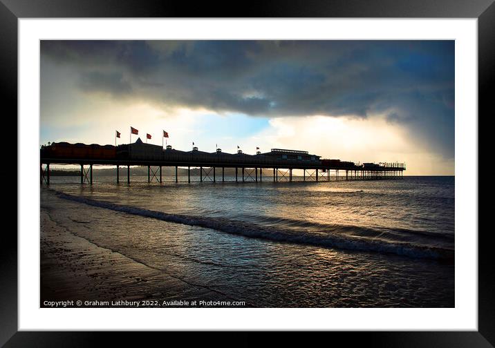 Paignton Pier Framed Mounted Print by Graham Lathbury