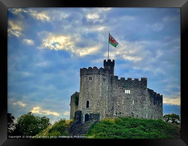 Cardiff Castle Framed Print by Graham Lathbury