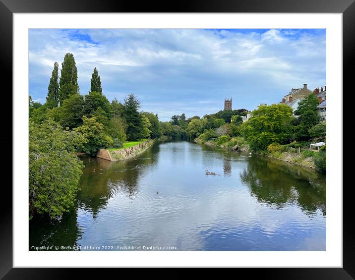 Tiverton, Devon Framed Mounted Print by Graham Lathbury