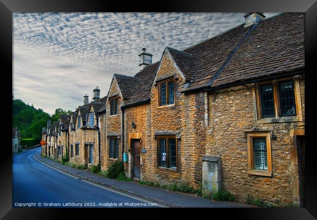 Castle Combe Framed Print by Graham Lathbury