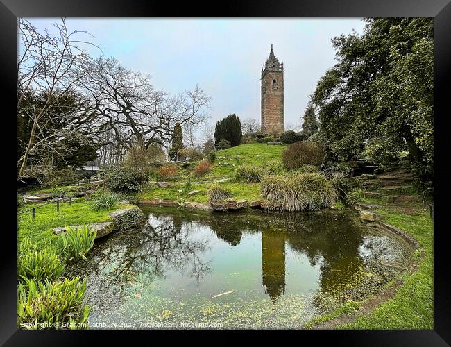 Cabot Tower Framed Print by Graham Lathbury