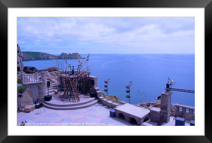 Minack Theatre Framed Mounted Print by Graham Lathbury