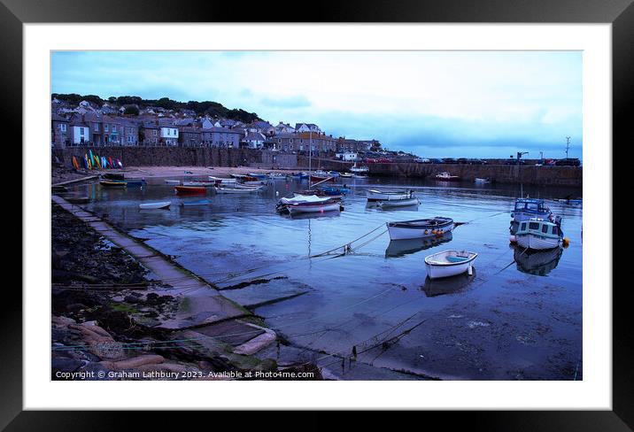 Mousehole Framed Mounted Print by Graham Lathbury
