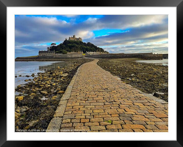 St. Michael's Mount Framed Mounted Print by Graham Lathbury
