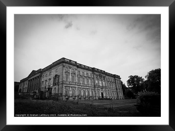 Wentworth Stately Home Framed Mounted Print by Graham Lathbury