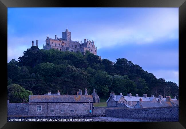 St. Michael's Mount Framed Print by Graham Lathbury