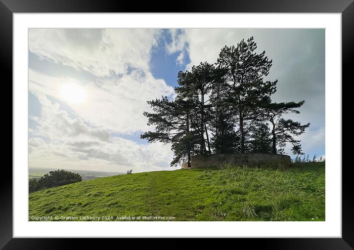 Wotton Ring of Trees Framed Mounted Print by Graham Lathbury