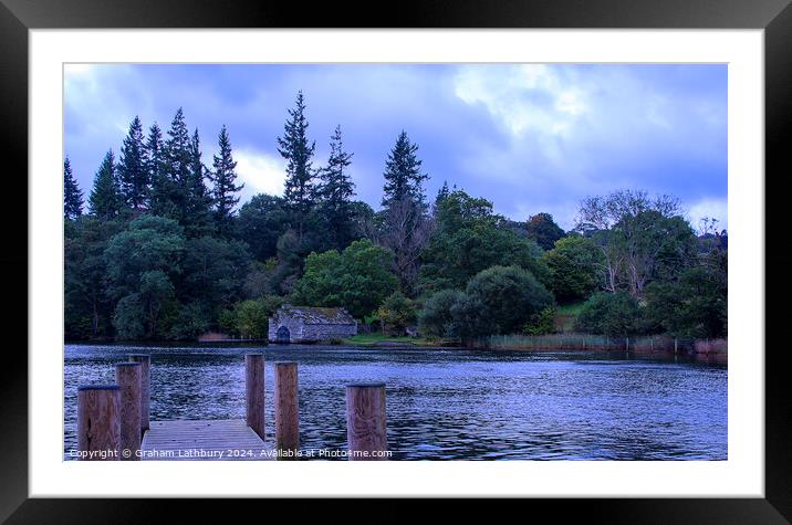 Windermere Lake District Framed Mounted Print by Graham Lathbury