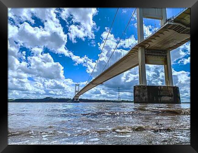 Severn Bridge Framed Print by Graham Lathbury