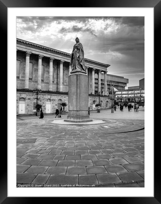 Victoria Square Birmingham Framed Mounted Print by Stuart Chard