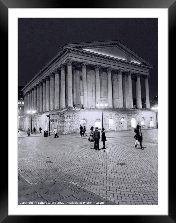 Town Hall Birmingham Framed Mounted Print by Stuart Chard